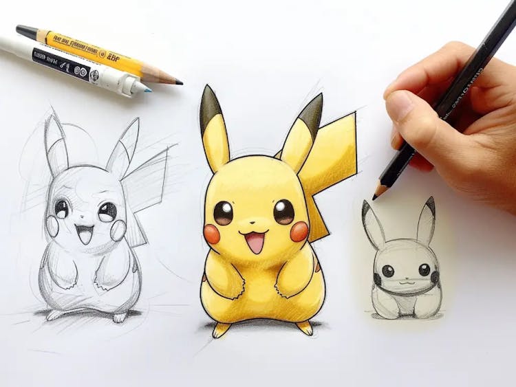 Comment dessiner un Pikachu : un guide pas à pas pour les débutants