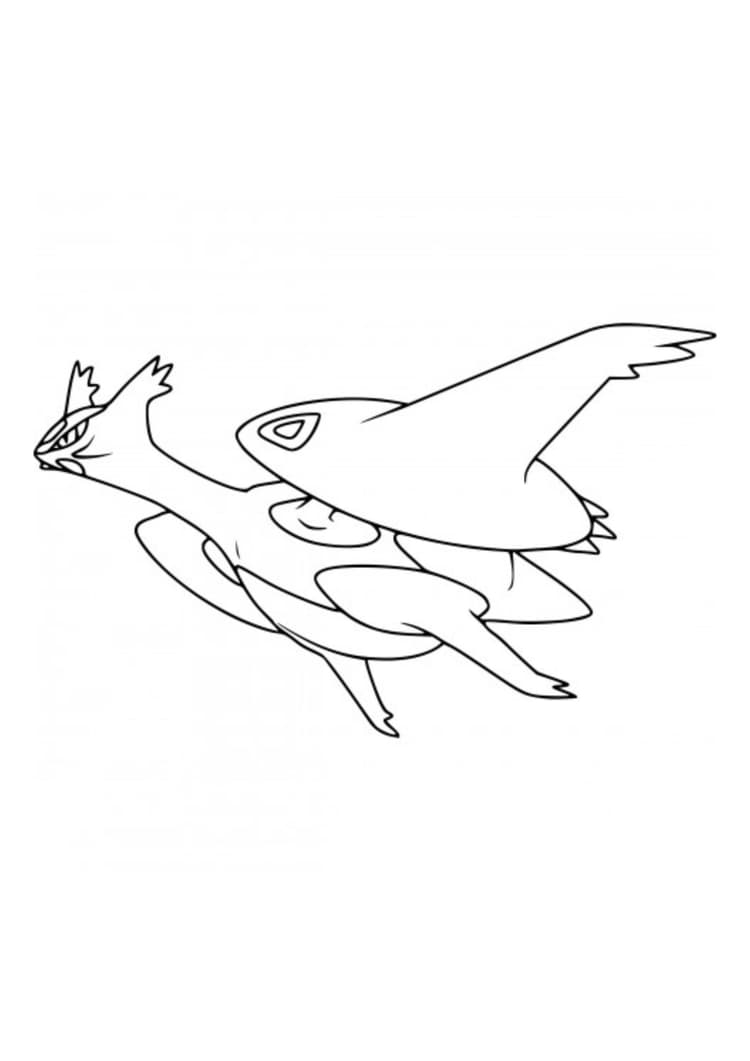 Coloriage Latios (A4) à imprimer