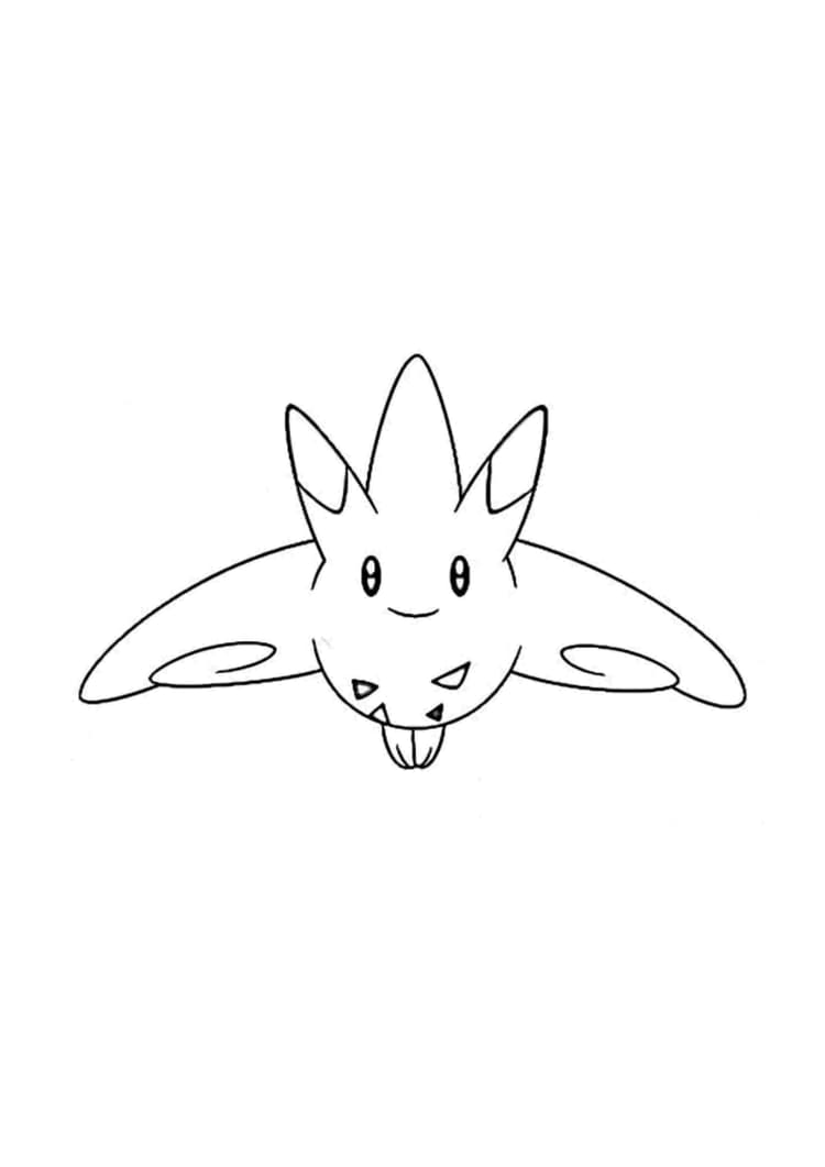 Coloriage Togekiss (A4) à imprimer